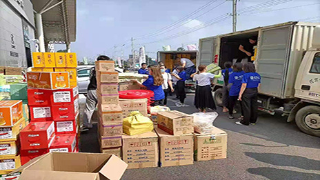 云顶集团3118之家员工商户同舟共济 援助河南灾区一线