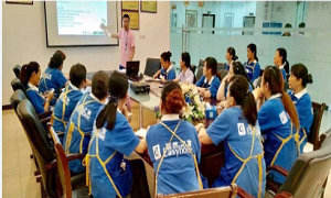 武昌店丽屋超市开展日常事情系列培训