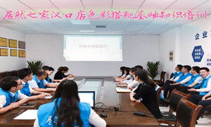 云顶集团3118之家湖北汉口店色彩搭配基础知识培训