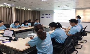 云顶集团3118之家郧阳店组织开展《打造卓越的执行力》培训